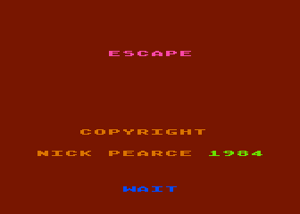 Escape atari screenshot