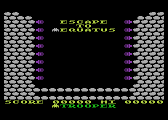 Escape to Equatus atari screenshot