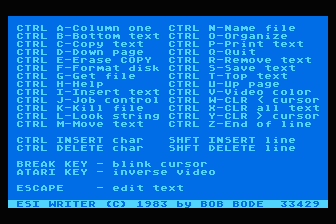 ESI Writer — screenshot 1