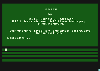 Essex atari screenshot