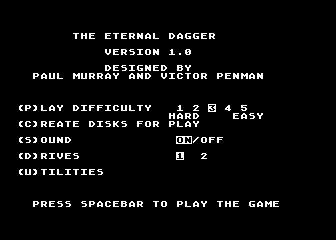 Eternal Dagger (The) atari screenshot