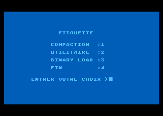 Étiquette atari screenshot