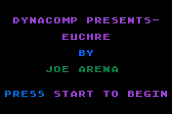 Euchre atari screenshot