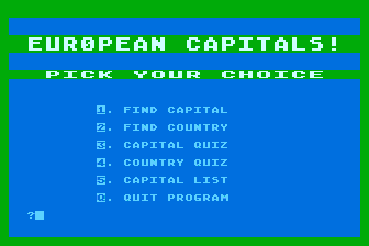 European Capitals! — screenshot 1
