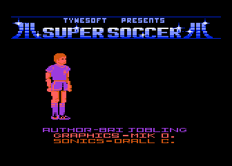 European Super Soccer atari screenshot