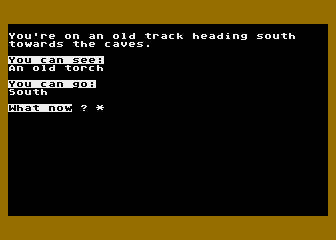 Exploring Adventures on the Atari 48K atari screenshot