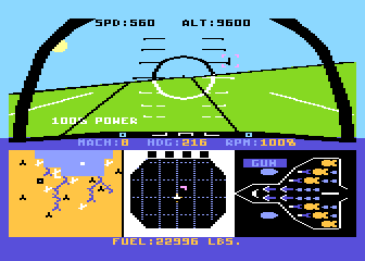 F-15 Strike Eagle atari screenshot