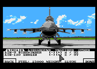 F-16 Falcon Strike atari screenshot