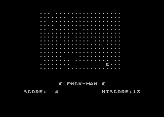 F*ck-Man atari screenshot