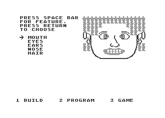 FaceMaker atari screenshot