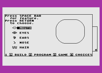 FaceMaker atari screenshot