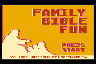 Family Bible Fun atari screenshot