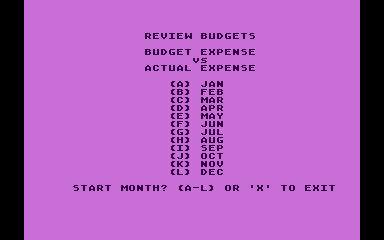 Family Budget atari screenshot