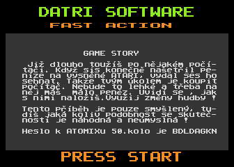 Fast Action atari screenshot