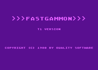 Fastgammon — screenshot 1