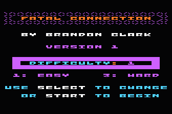 Fatal Connection atari screenshot