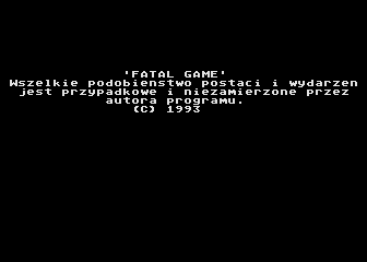 Fatal Game — screenshot 1