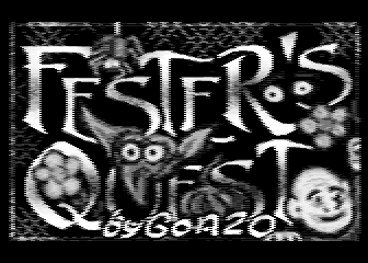 Fester's Quest atari screenshot