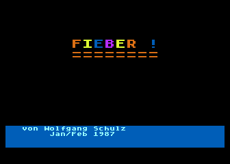 Fieber atari screenshot