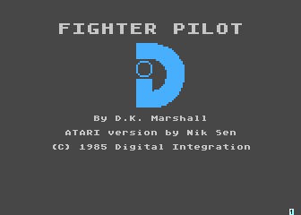 Fighter Pilot atari screenshot