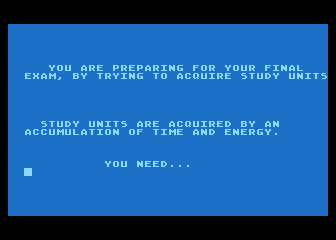Final Exam atari screenshot