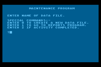 Financial Asset Management System atari screenshot