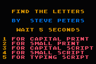 Find the Letters — screenshot 1