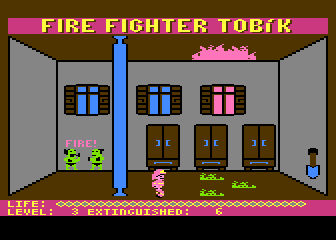 Fire Fighter Tobík atari screenshot