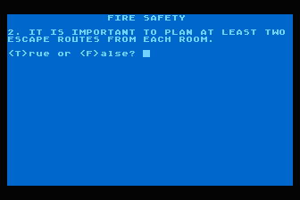 Fire Safety atari screenshot