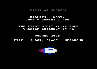 First AI Shooter atari screenshot