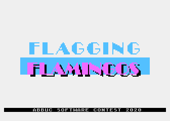 Flagging Flamingos atari screenshot