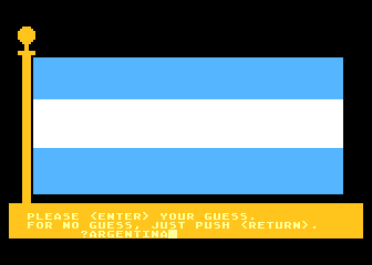 Flags and Anthems atari screenshot