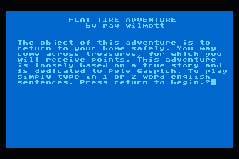 Flat Tire Adventure — screenshot 1
