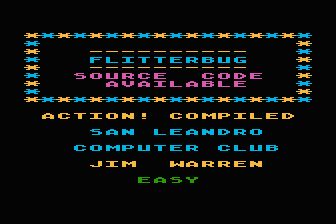 Flitterbug atari screenshot