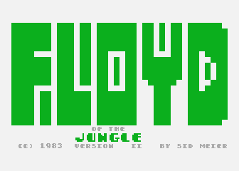 Floyd of the Jungle atari screenshot