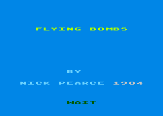 Flying Bombs atari screenshot