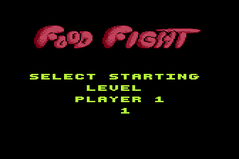 Food Fight atari screenshot