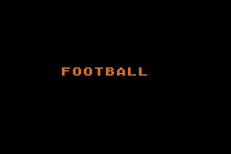 Football atari screenshot