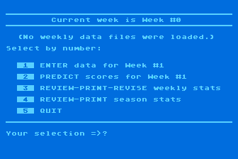 Football Predictor atari screenshot