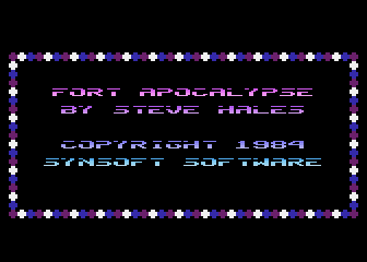 Fort Apocalypse atari screenshot