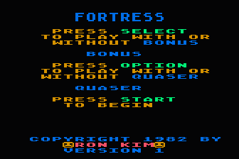 Fortress atari screenshot