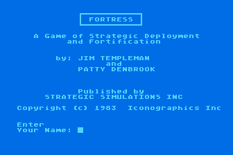 Fortress atari screenshot