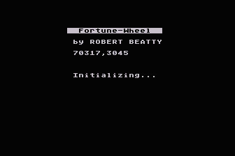 Fortune-Wheel atari screenshot