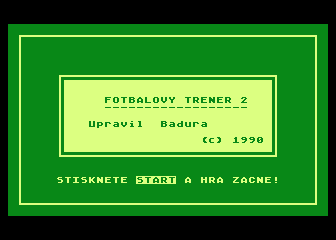 Fotbalovy Trener 2 atari screenshot