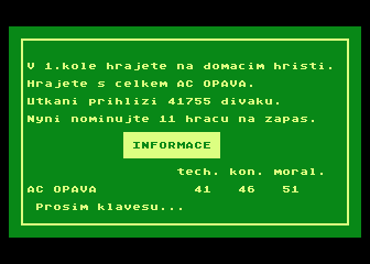 Fotbalovy Trener 3 — screenshot 1