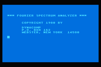 Fourier Analyzer — screenshot 1