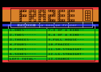 Frazee atari screenshot