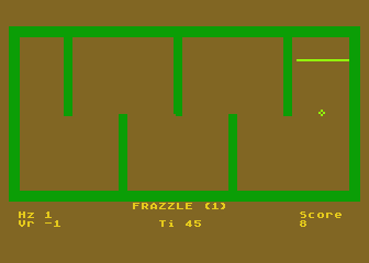 Frazzle atari screenshot
