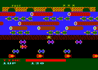 Frogger atari screenshot