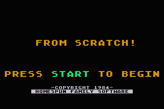 From Scratch! atari screenshot